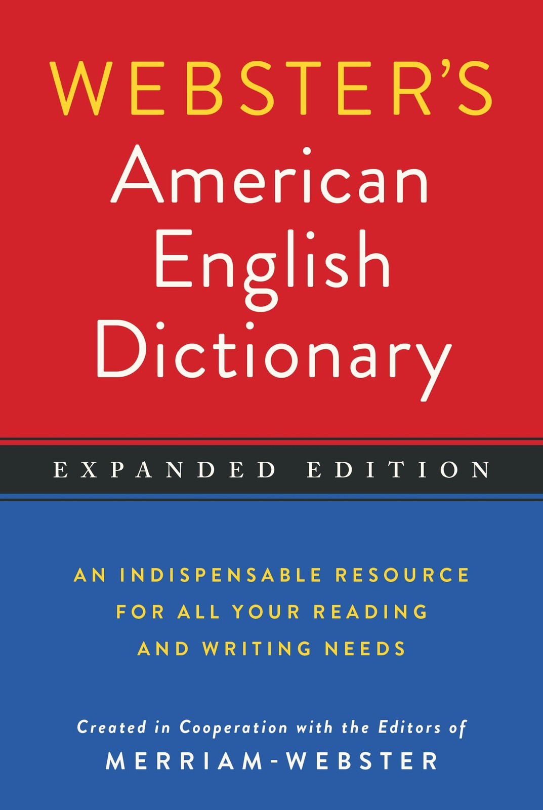 Webster’s American English Dictionary, Expanded Edition, Newest Edition – Me…