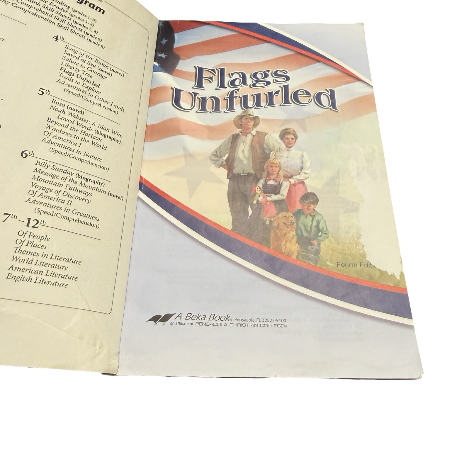 A Beka Book Flags Unfurled Reader Paperback Abeka Reading Program