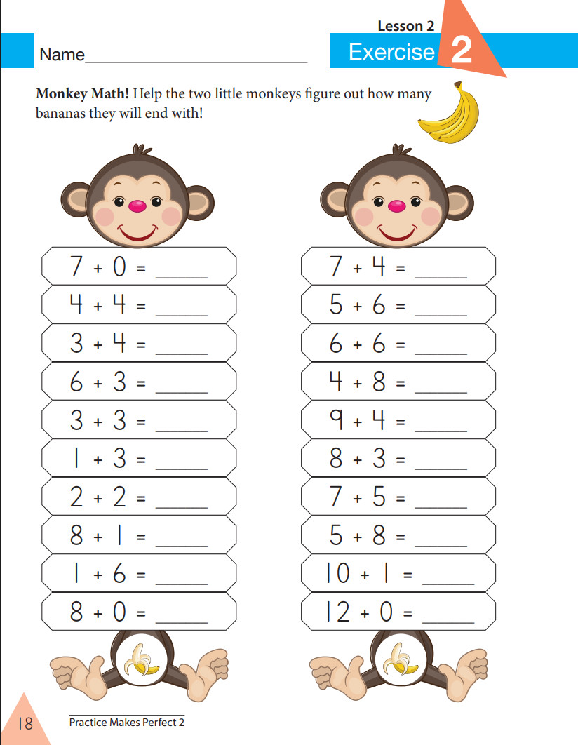 New Master Books PRACTICE MAKES PERFECT Level 2 Math Lessons Living Education