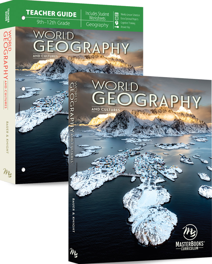 New Master Books WORLD GEOGRAPHY AND CULTURES Curriculum SET Homeschool Gr 9-12