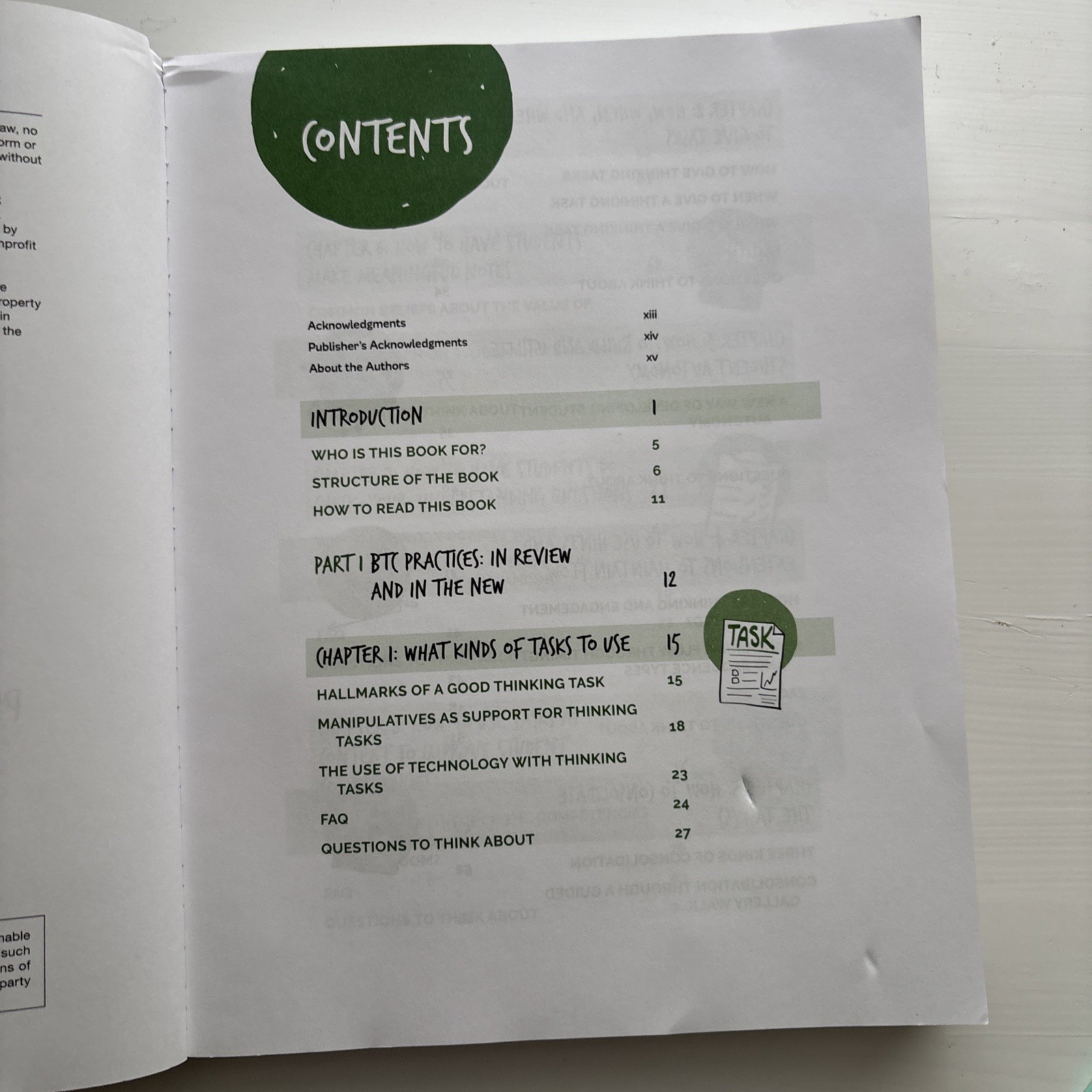 Mathematics Tasks for the Thinking Classroom, Grades K-5 by Peter Liljedahl Pape