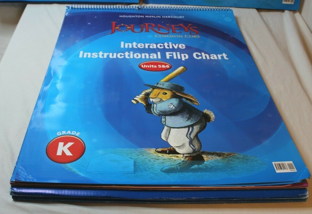 HMH Journeys Reading Grade K Kindergarten Interactive 3 Flip Chart Big Books Set