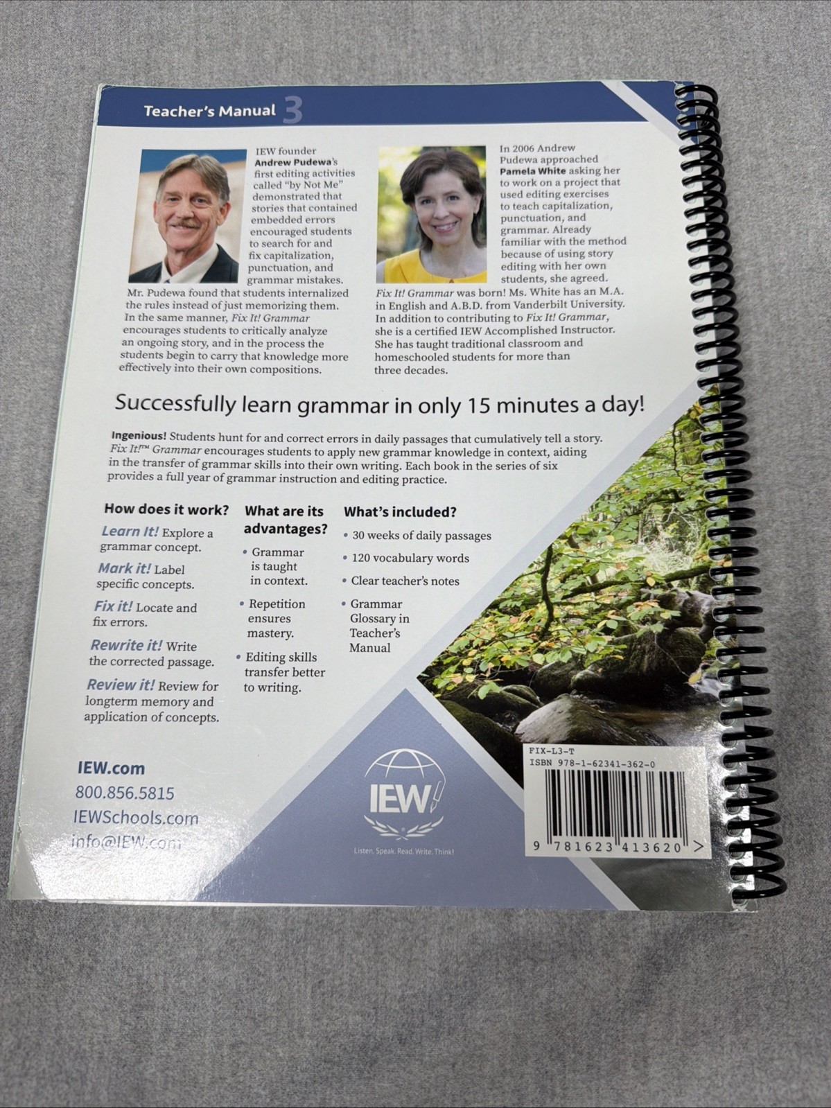 Fix It! Grammar Level 3-5 [Teacher’s Manual] 4th Edition (Lot 3)