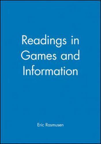 Readings in Games and Information; Wiley Blackwell Readin- 0631215573, paperback
