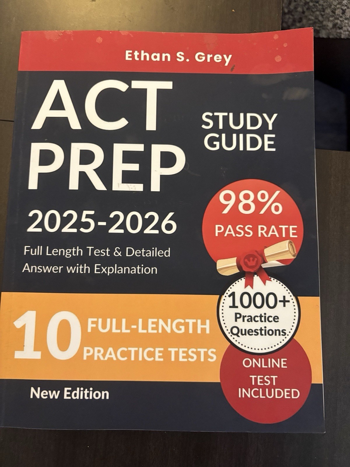 ACT Prep study guide 2025-2026