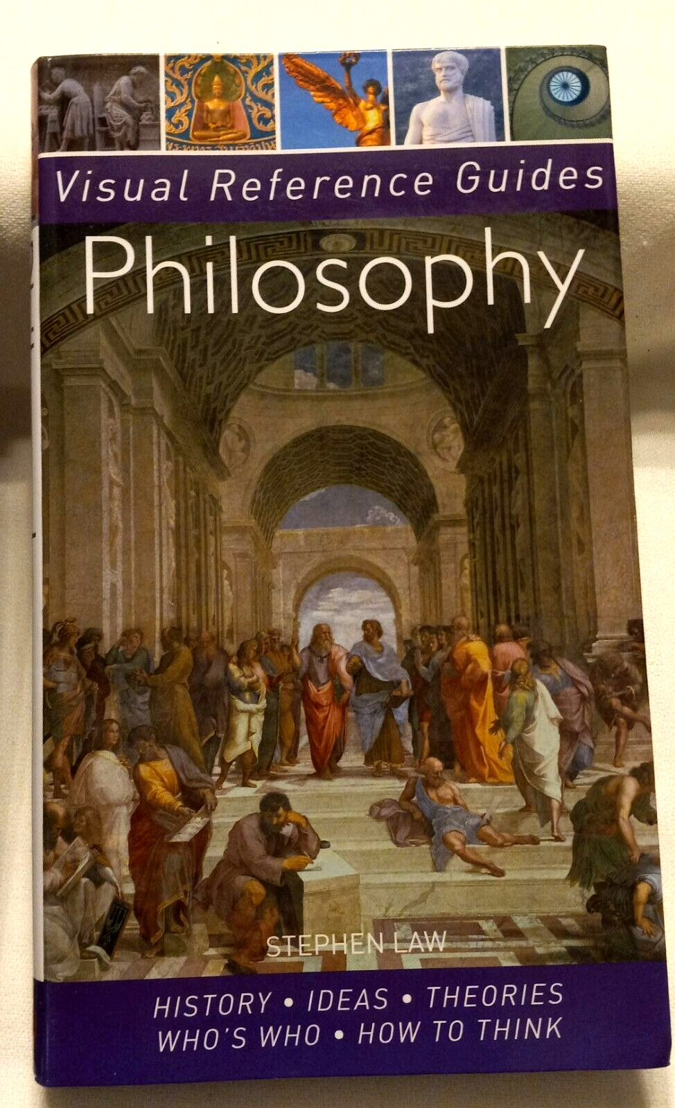 LOT OF 2 VISUAL REFERENCE GUIDES MYTHOLOGY AND PHILOSOPHY METRO BOOKS