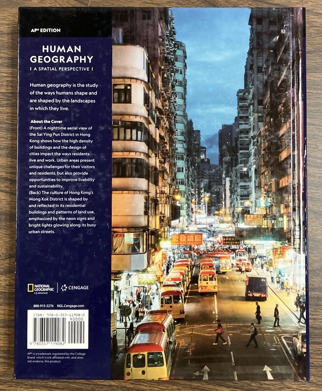 Human Geography A Spatial Perspective AP Edition 2025 Hardcover Cengage Nat Geo