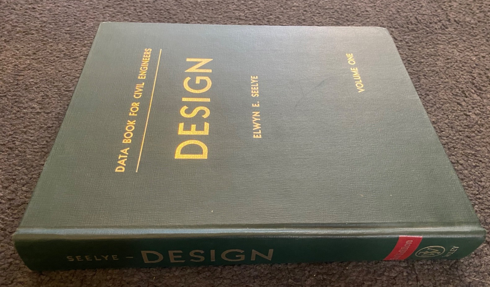 Design, Volume 1, Data Book for Civil Engineers, 3rd Edition by Seelye