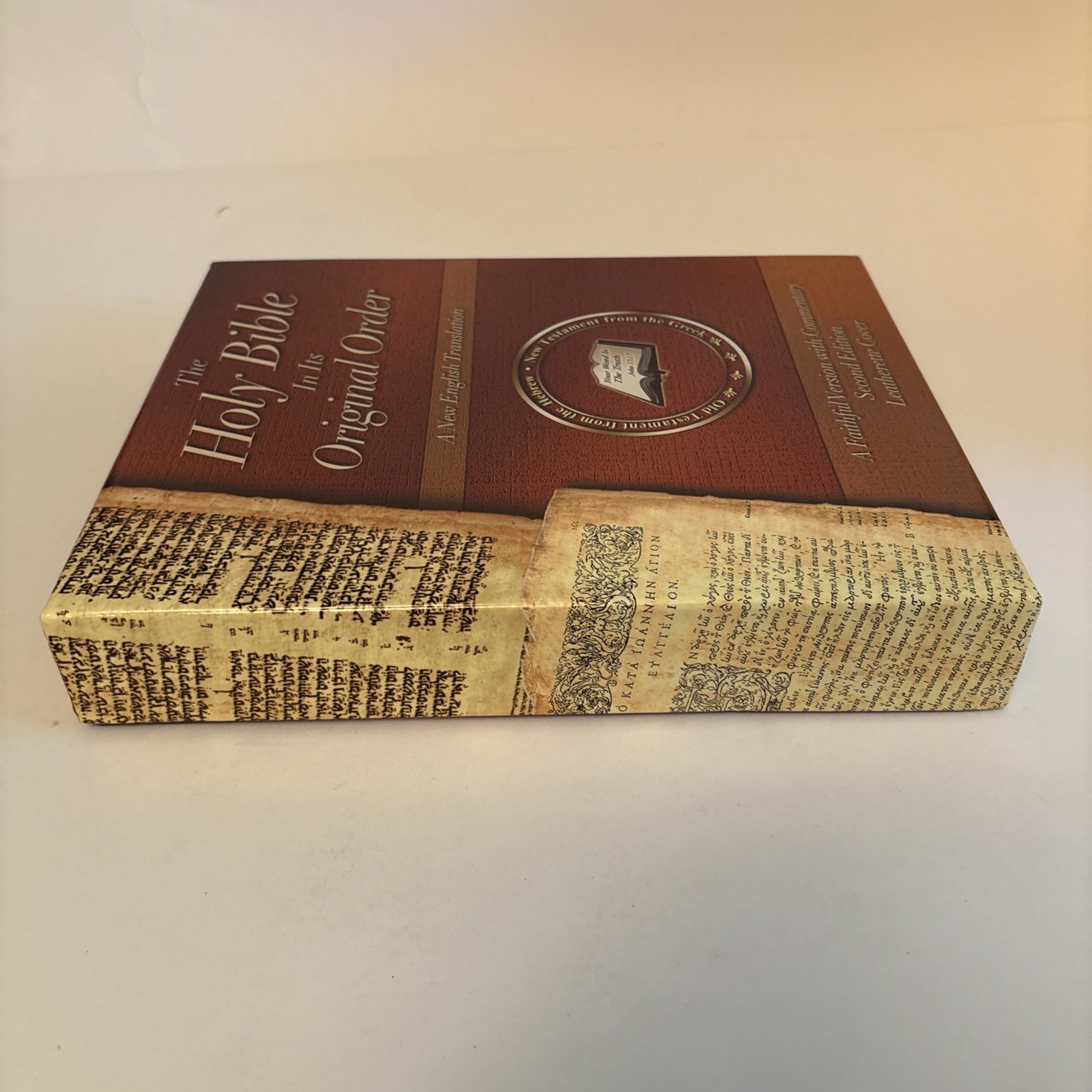 The Holy Bible Its Original Order A Faithful Version Commentary 2nd Leatherette