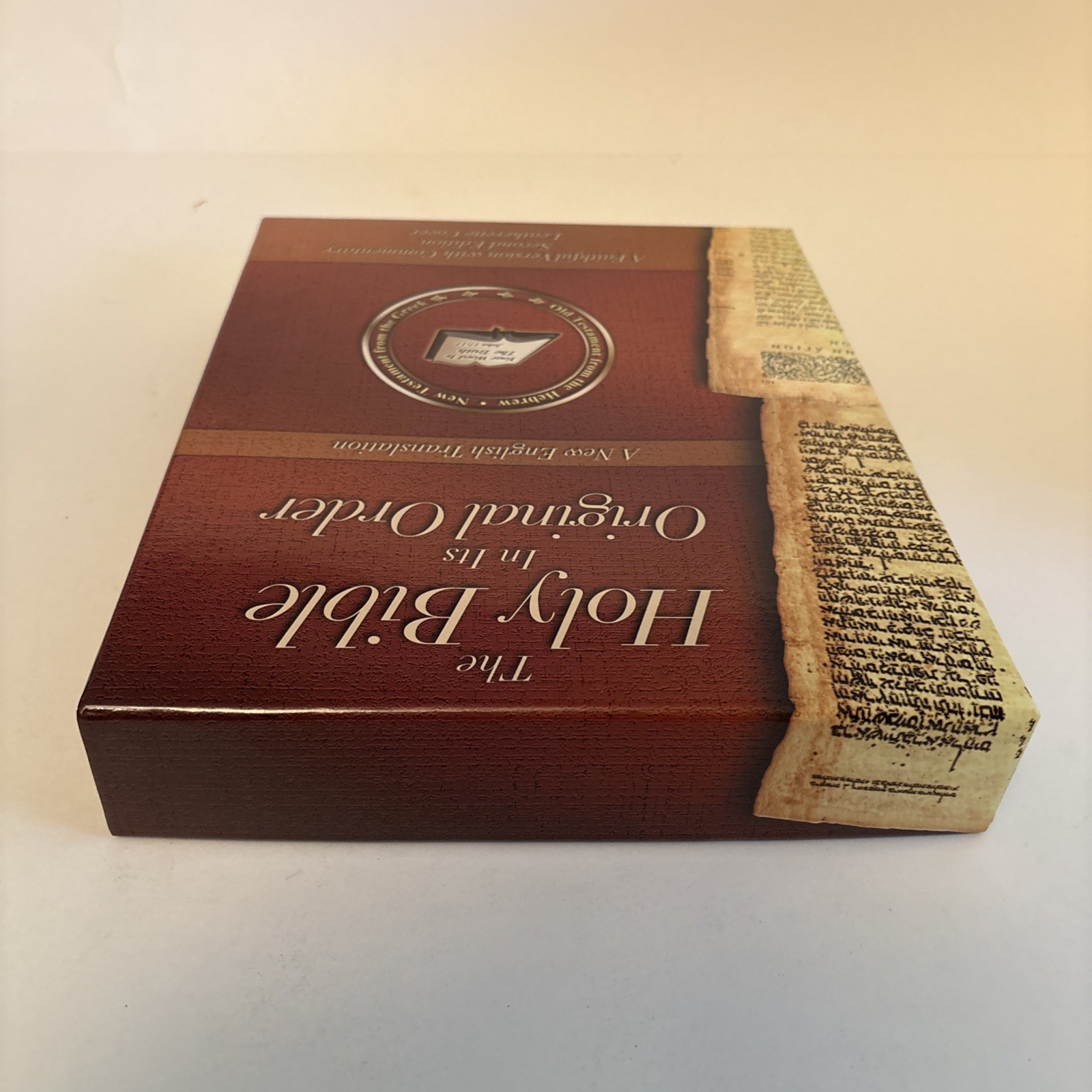 The Holy Bible Its Original Order A Faithful Version Commentary 2nd Leatherette