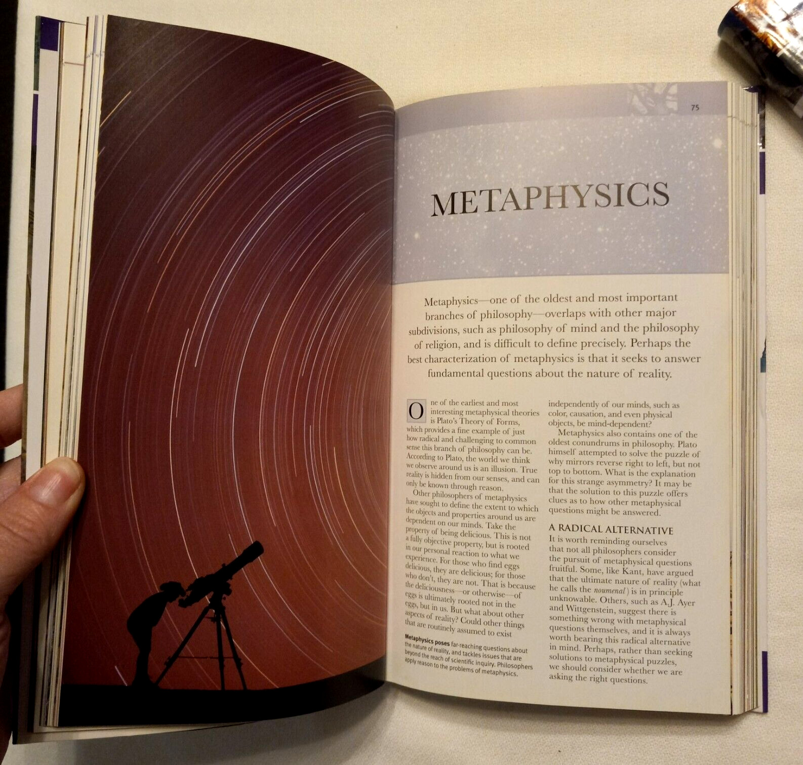 LOT OF 2 VISUAL REFERENCE GUIDES MYTHOLOGY AND PHILOSOPHY METRO BOOKS