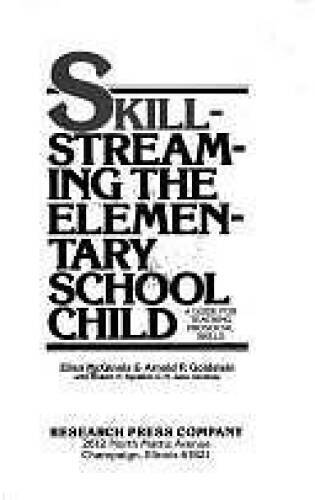 Skillstreaming the Elementary School ChildSkill Cards – Paperback – VERY GOOD
