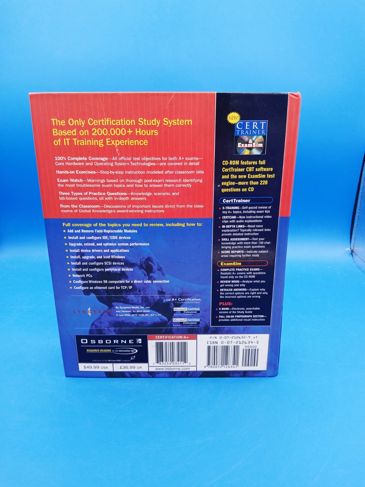 Global Knowledge A+ Certification by Inc. Staff Syngress Media 2001, Hardcover.
