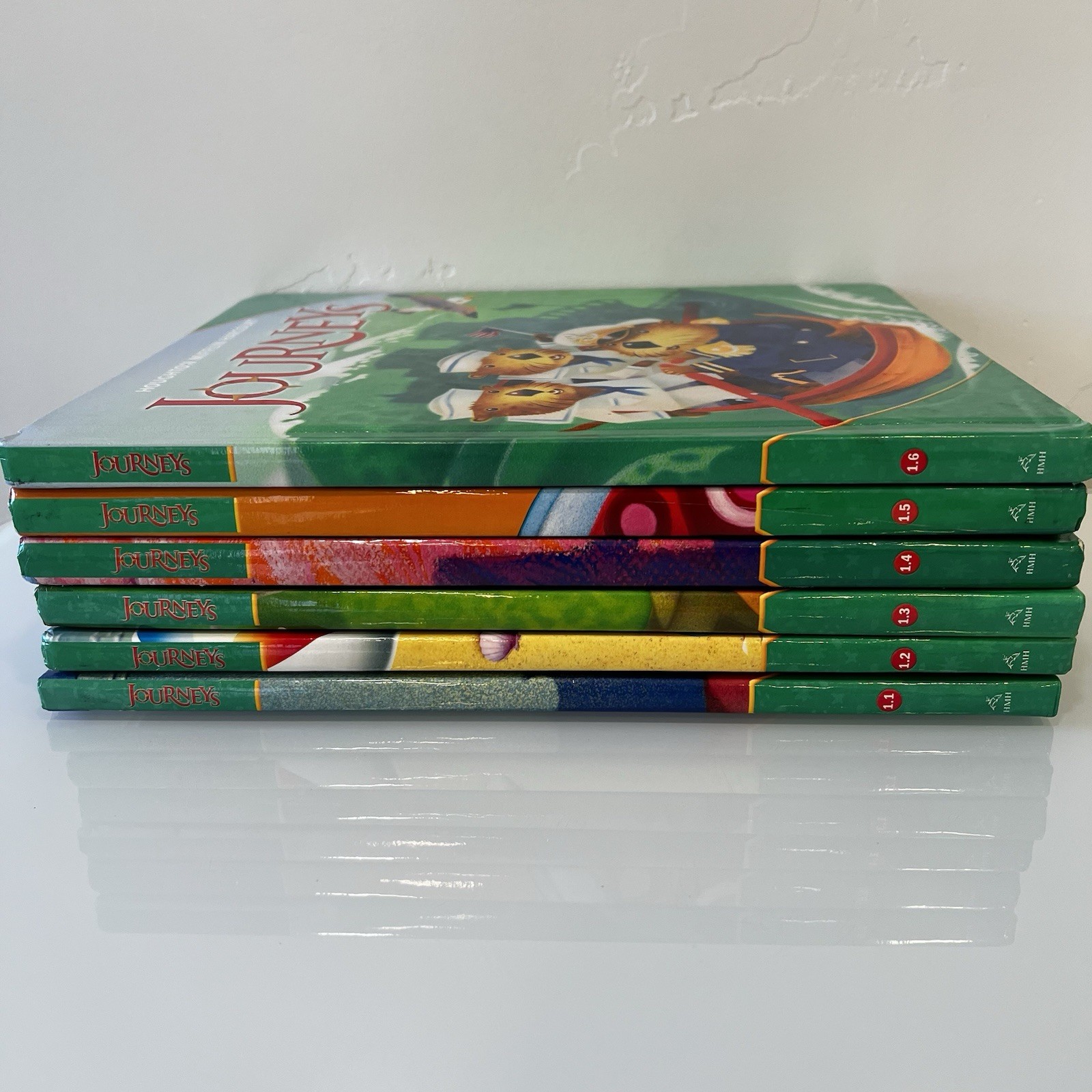 HMH Journeys Grade 1 Common Core Teacher Student Textbook Lot 1-6 Homeschool