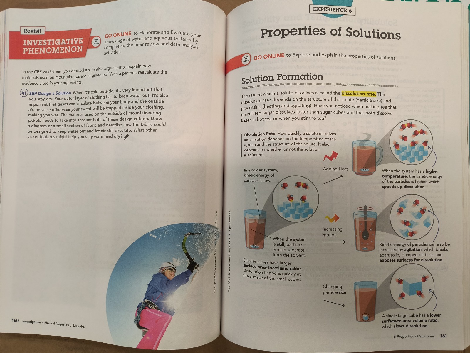 Experience Chemistry Student Volume 1 & 2 Savvas 2021 Science Flinn Scientific