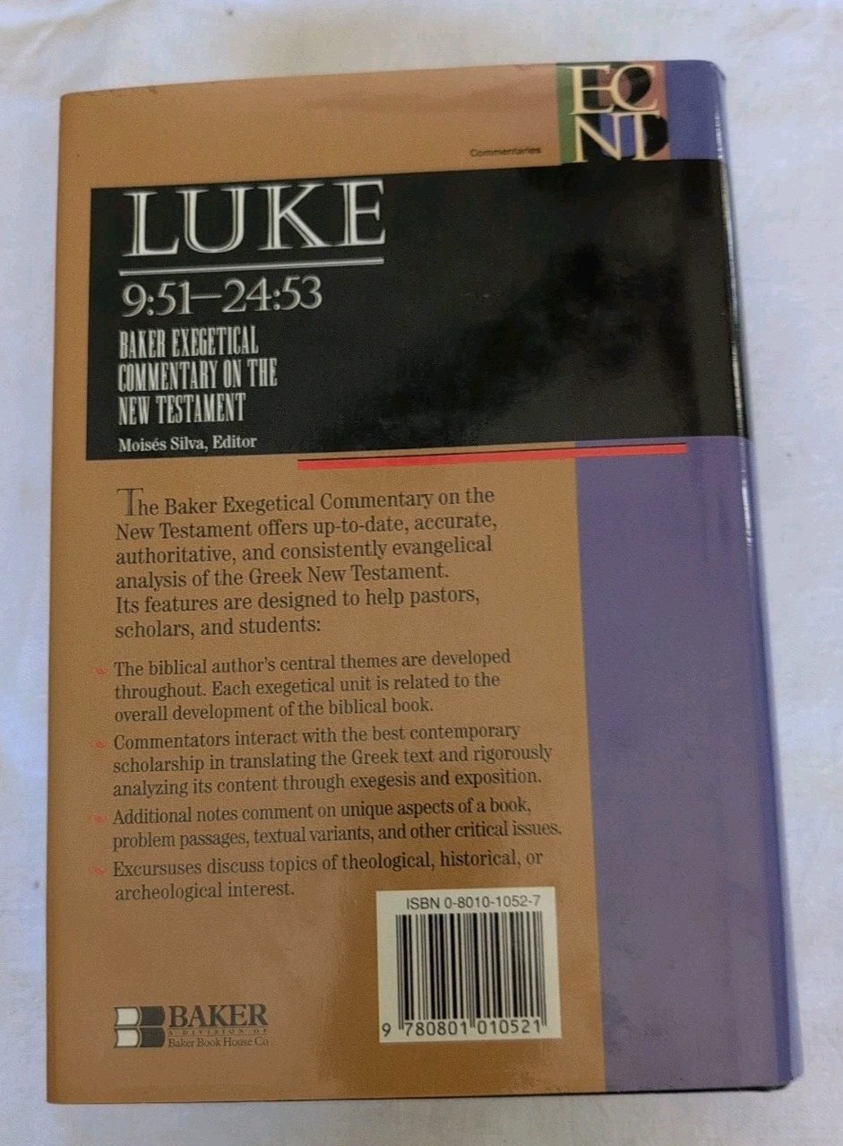Baker Academic Luke 1:1-9:50 & 9:51-24:53 Darrell Bock Hardcover