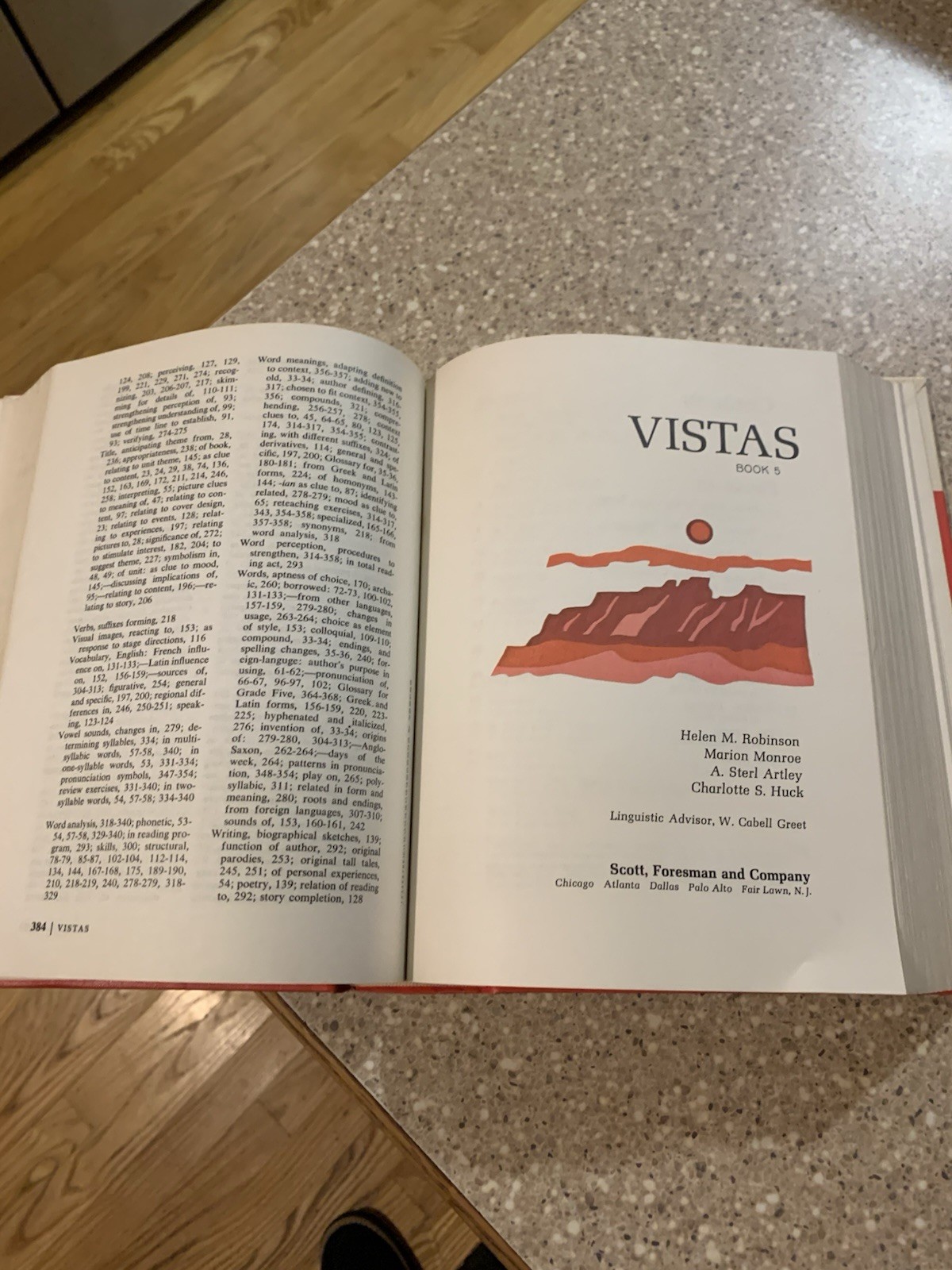 Vintage Teacher’s Edition 1965 – Scott Foresman Vistas Grade 5 New Basic Readers