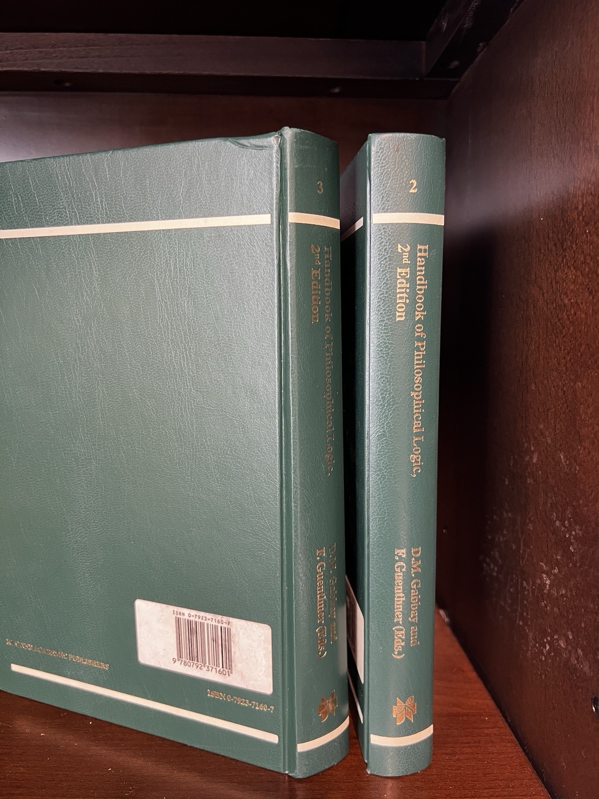 Handbook Of Philosophical Logic, 2nd Edition Vol. 2 & 3