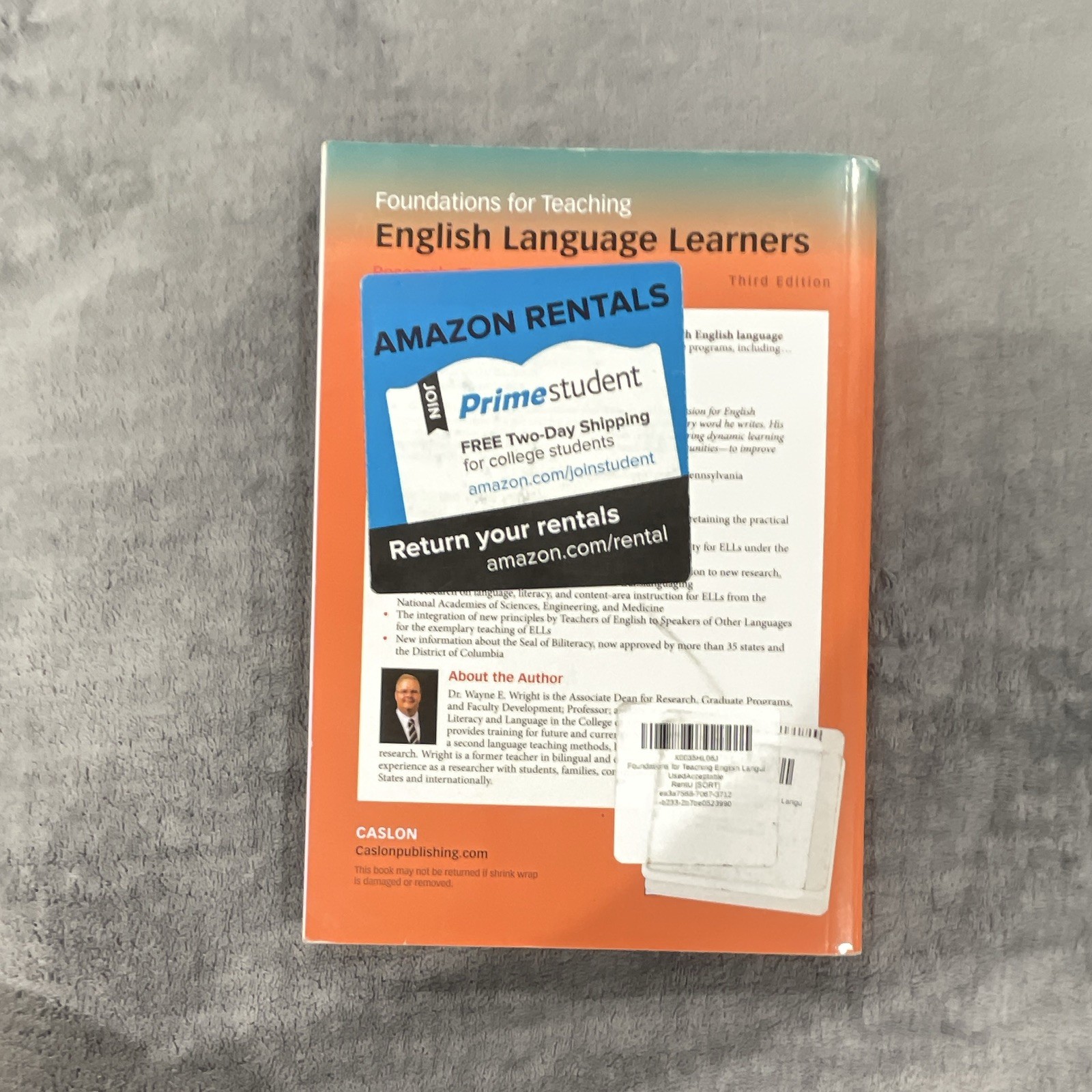 Wayne E. Wright Foundations for Teaching English Language Learners 3rd Ed PB
