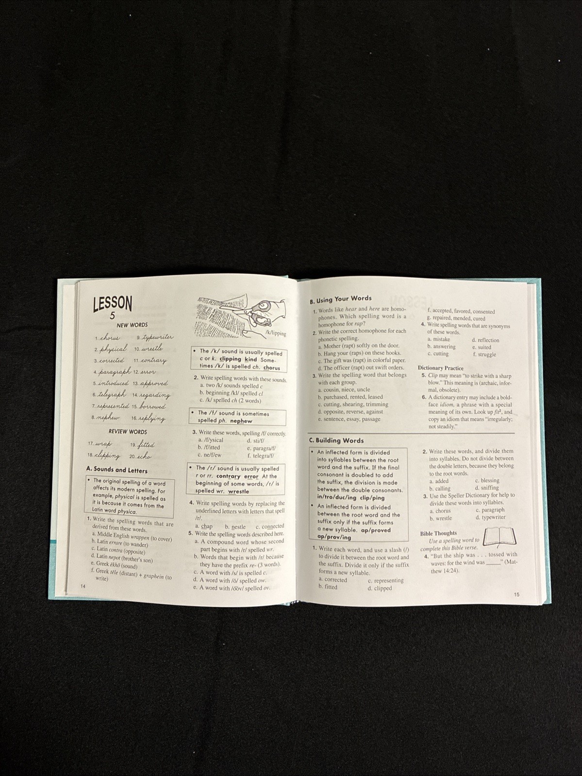 Rod & Staff Spelling by Sound and Structure 6 Teacher’s Manual & Textbook