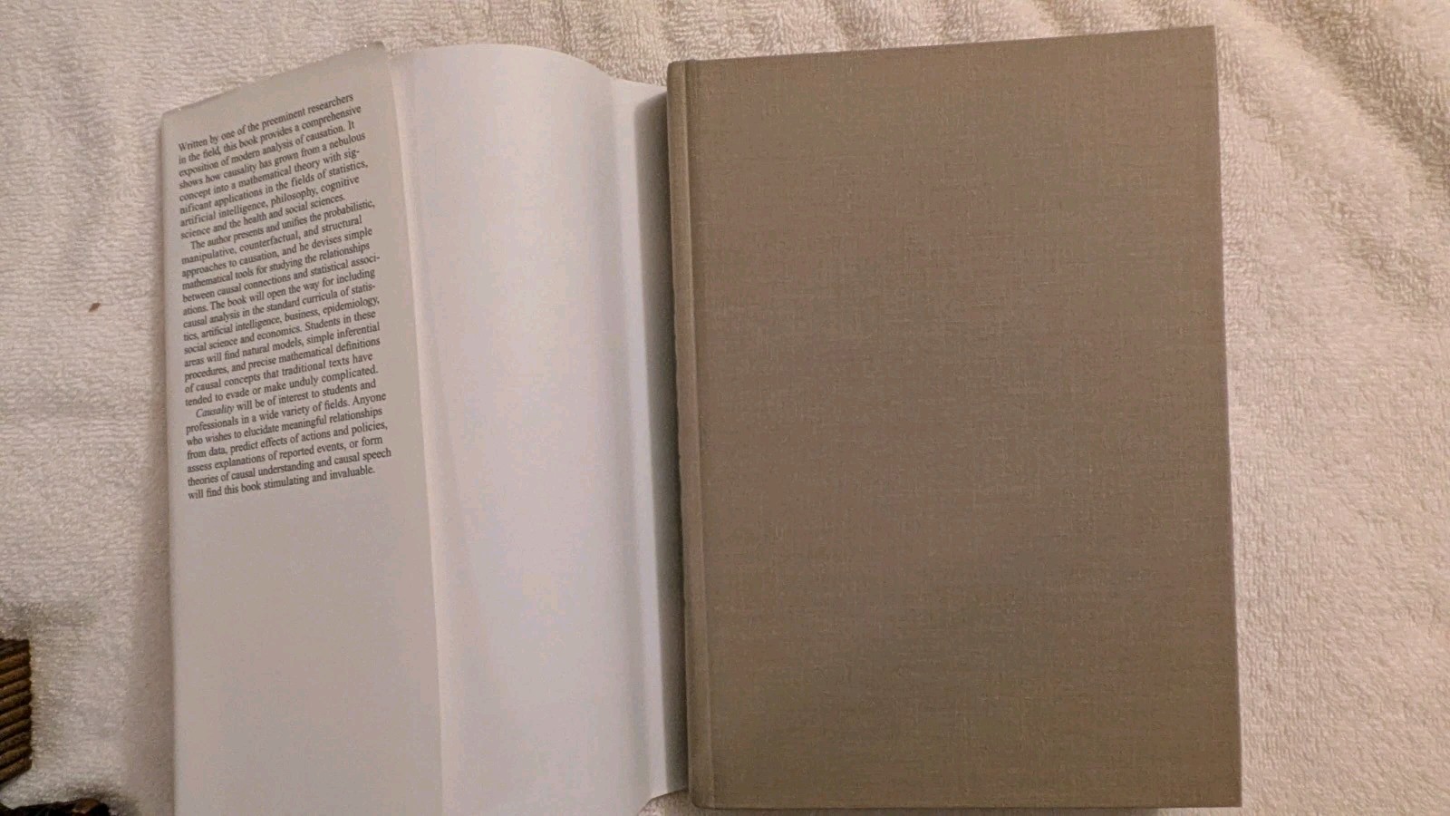 Pearl , CAUSALITY: MODELS, REASONING & INFERENCE, 2000, HB, DJ, Cambridge Press