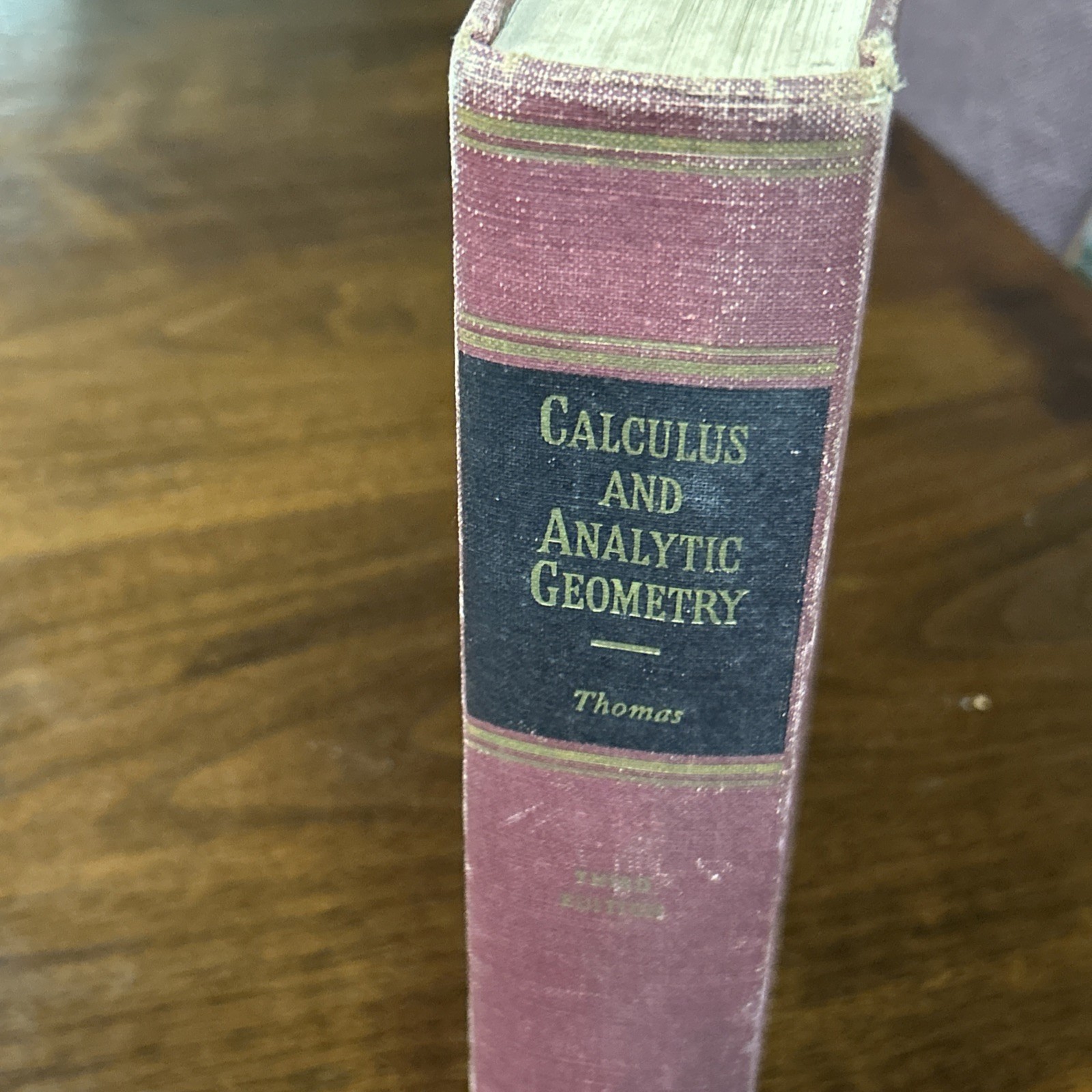 Calculus and Analytic Geometry by George B. Thomas Jr. 1961 3rd Ed. Hardcover