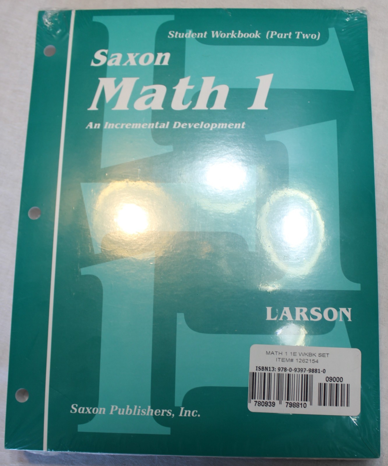 SAXON Math HOMESCHOOL 1 Complete Curriculum Kit Home Study Manual & Workbooks