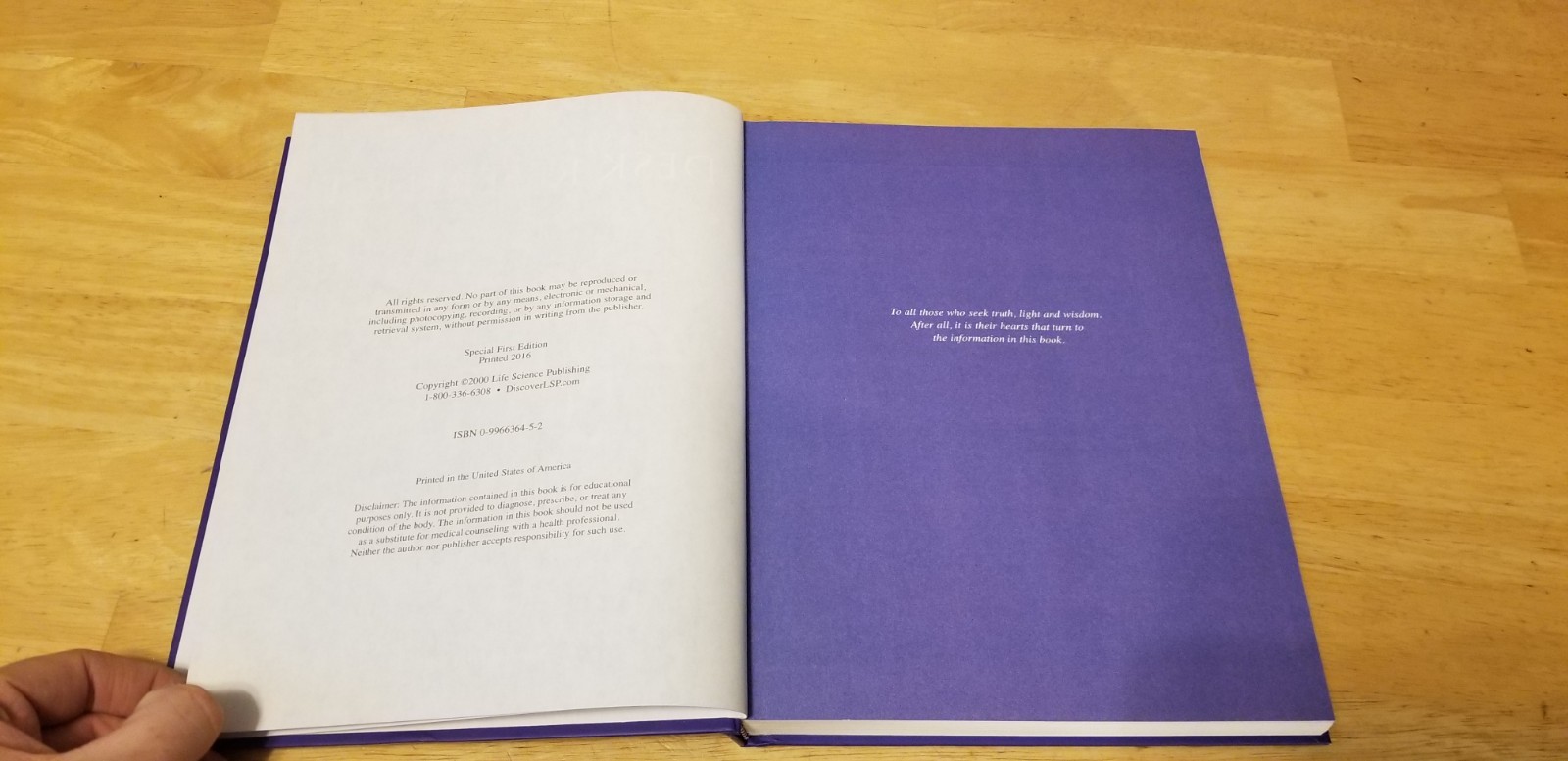 Essential Oils Desk Reference Special 1st Edition Private Collection Hardcover