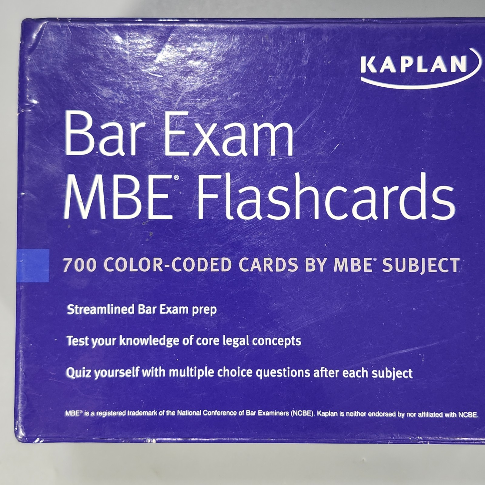Kaplan Bar Review Law School Study Exam Prep MBE Flashcards 700 Card Box Set