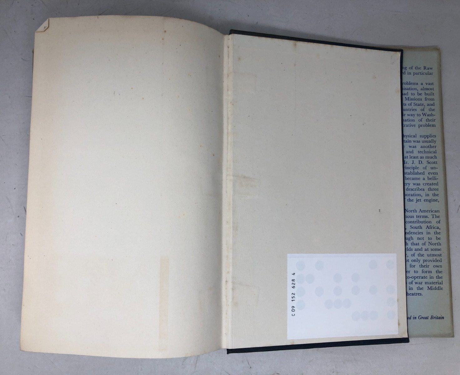 Studies of Overseas Supply, Ex-Library, 1956, E-120