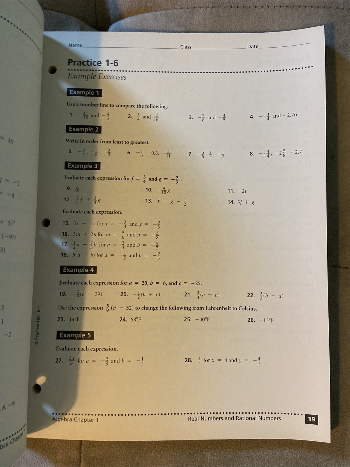 Algebra by Prentice-Hall Staff 1997 Trade Paperback Workbook Vintage
