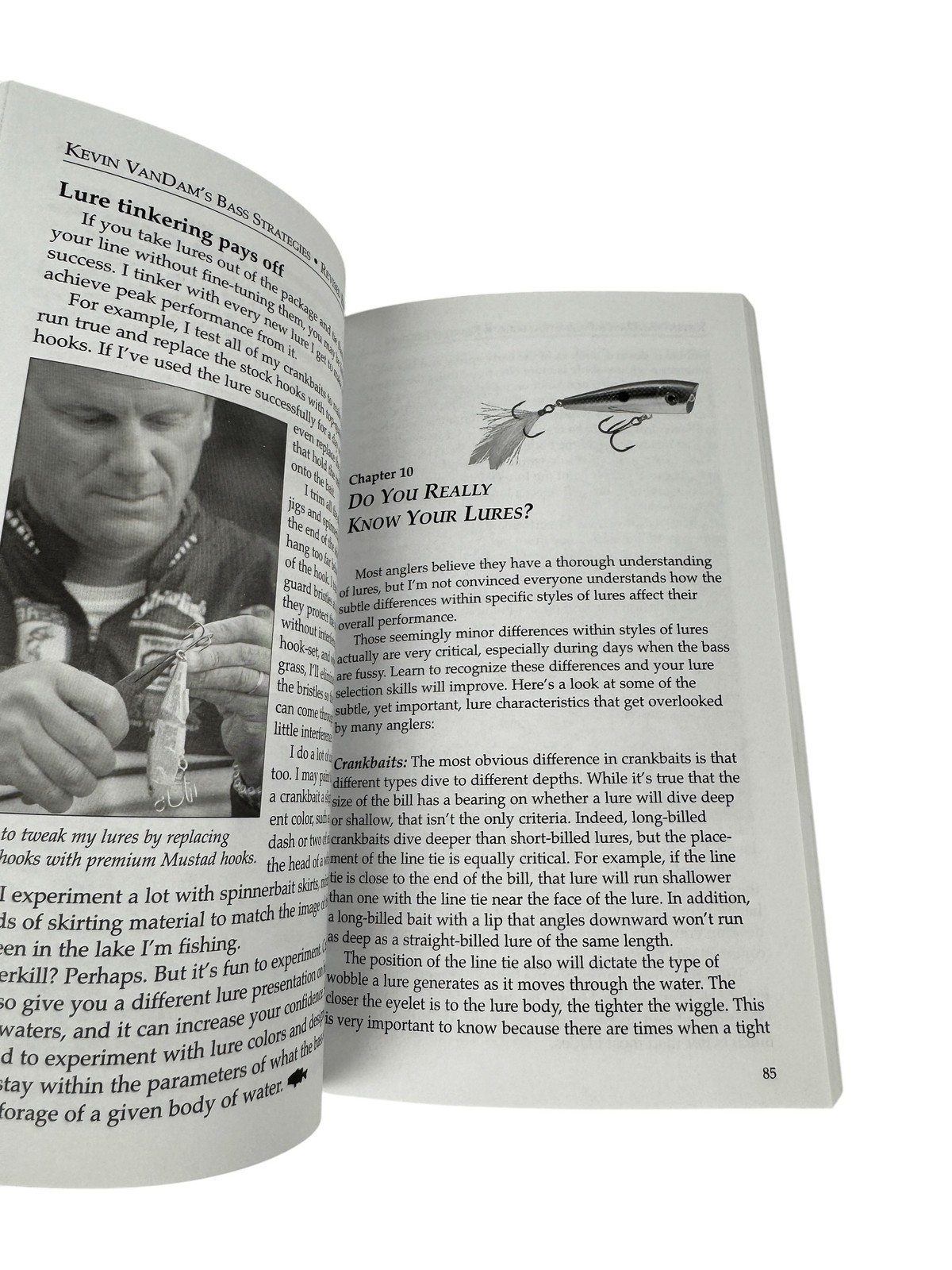 Kevin VanDam’s Bass Strategies Revised Edition Fishing Handbook Hot New Tips
