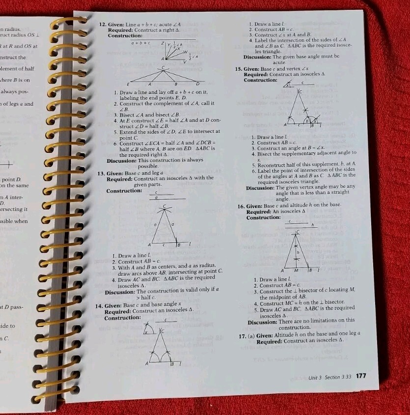 Abeka A Beka Book PLANE GEOMETRY SOLUTION KEY 2nd Edition SPIRAL 95397014 A