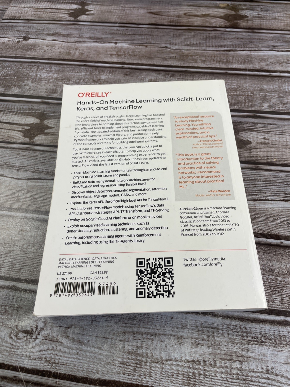 Hands-On Machine Learning with Scikit-Learn, Keras, and TensorFlow 2nd Edition