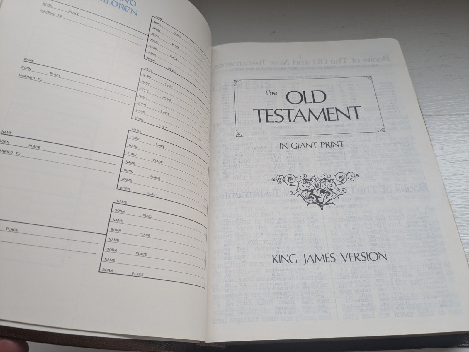 Holy Bible Giant Print Manna Edition KJV Red Letter 1975 – New