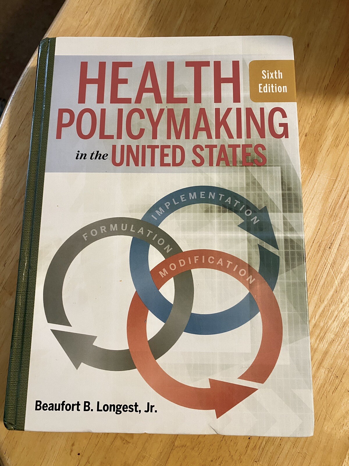 AUPHA/HAP Book Ser.: Health Policymaking in the United States by Beaufort…