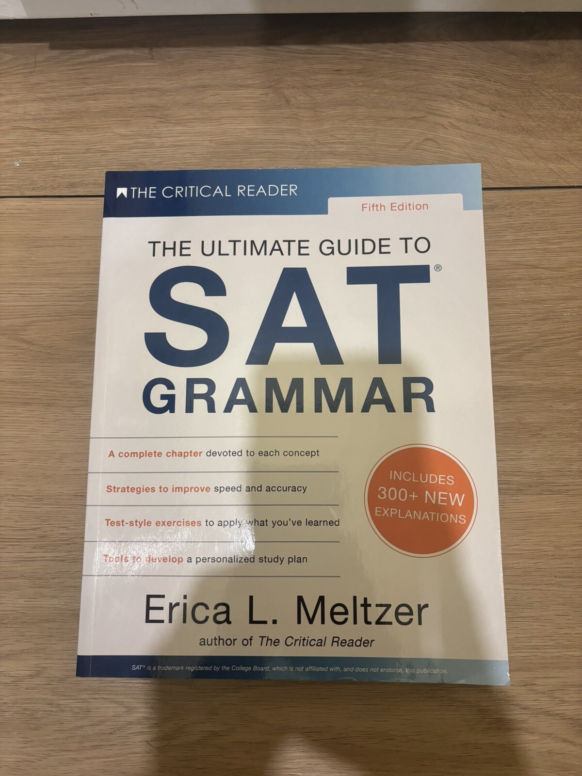 BRAND NEW THE CRITICAL READER ULTIMATE GUIDE TO SAT GRAMMAR FIFTH EDITION