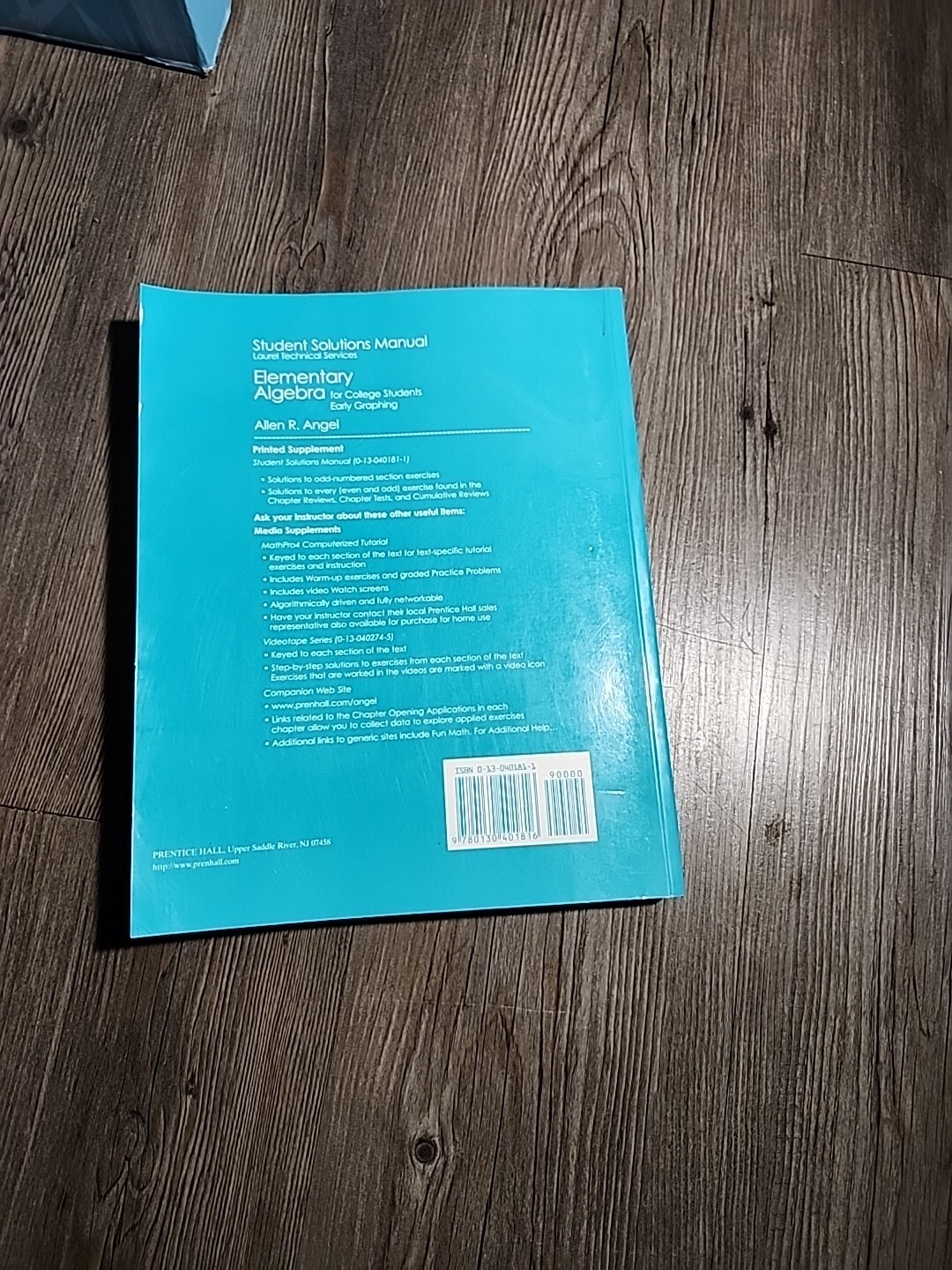 Elementary Algebra for College Students : Early Graphing by Prentice-Hall Staff