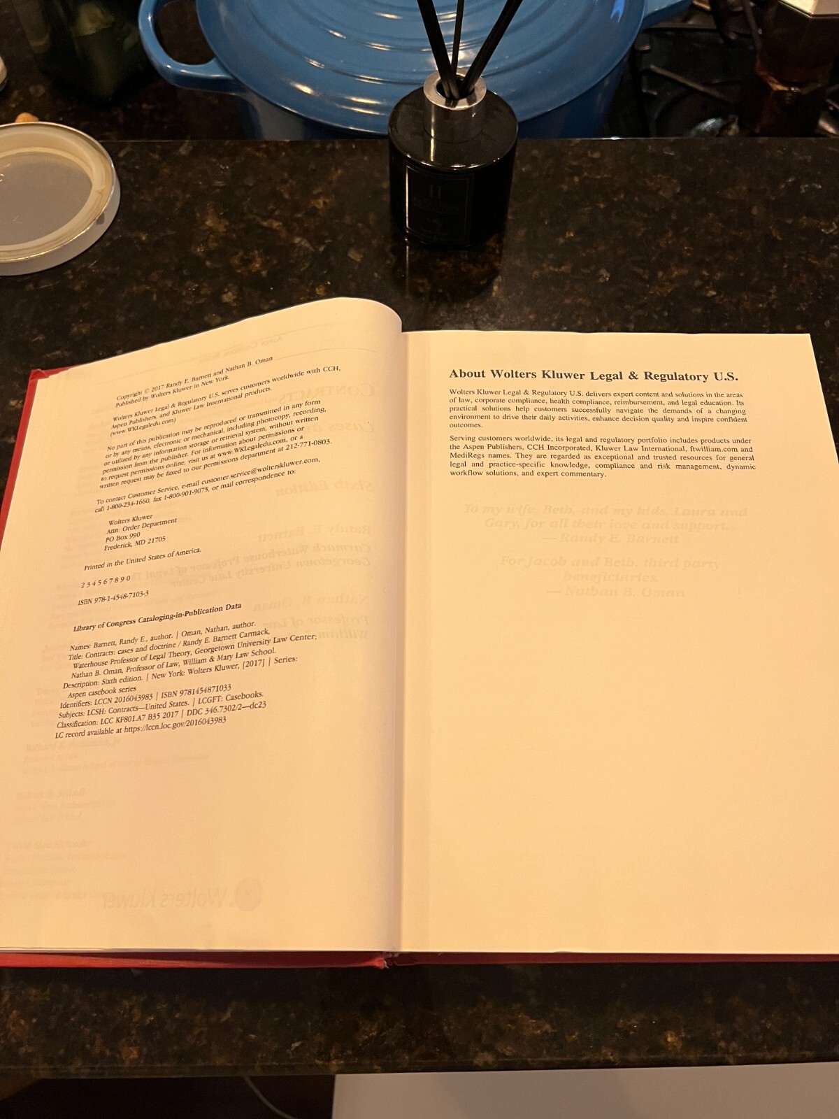 Aspen Casebook Ser.: Contracts : Cases and Doctrine by Nathan B. Oman (6th Ed.)