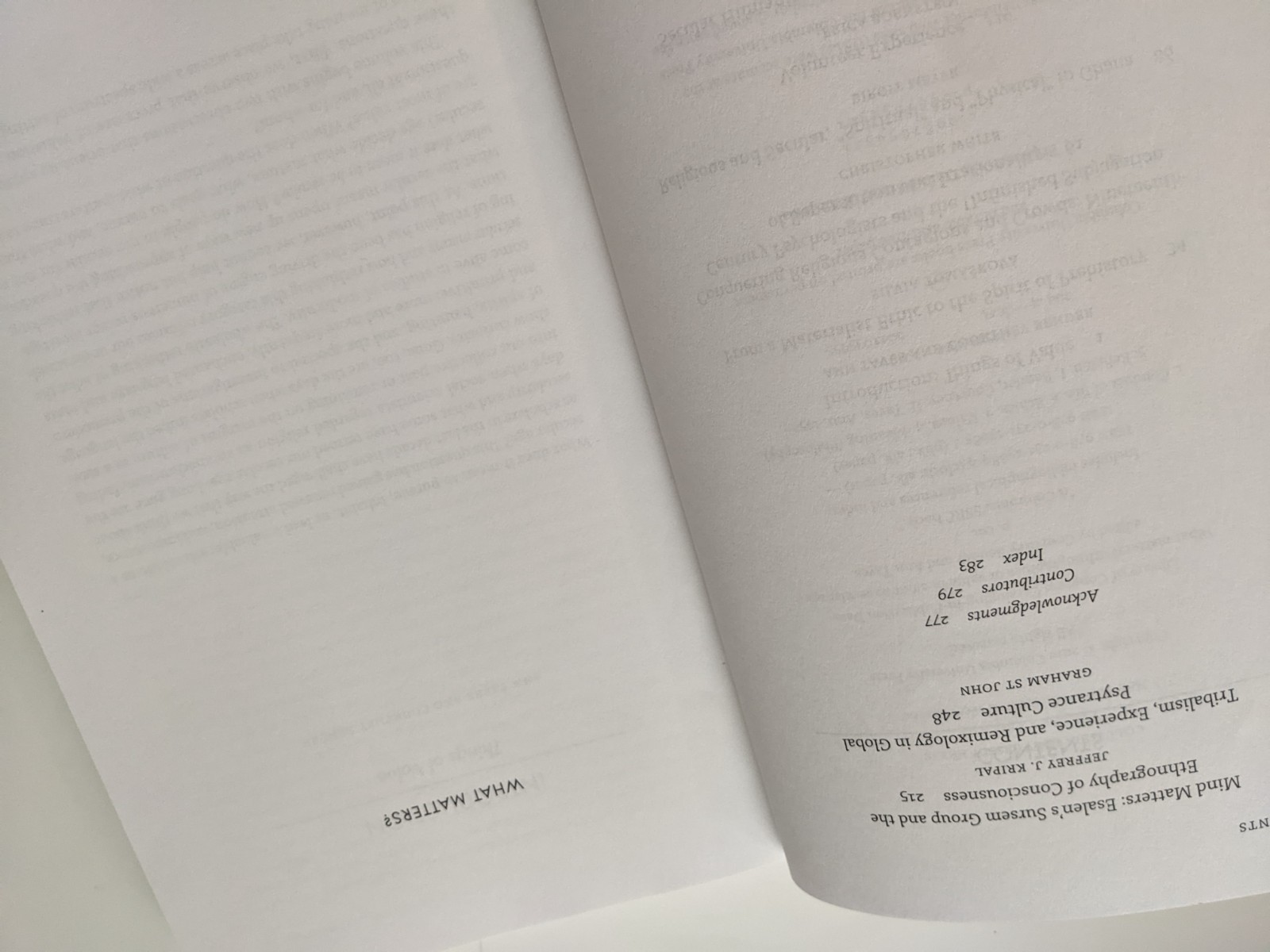 What Matters Ethnographies of Value in a Not So Secular Age