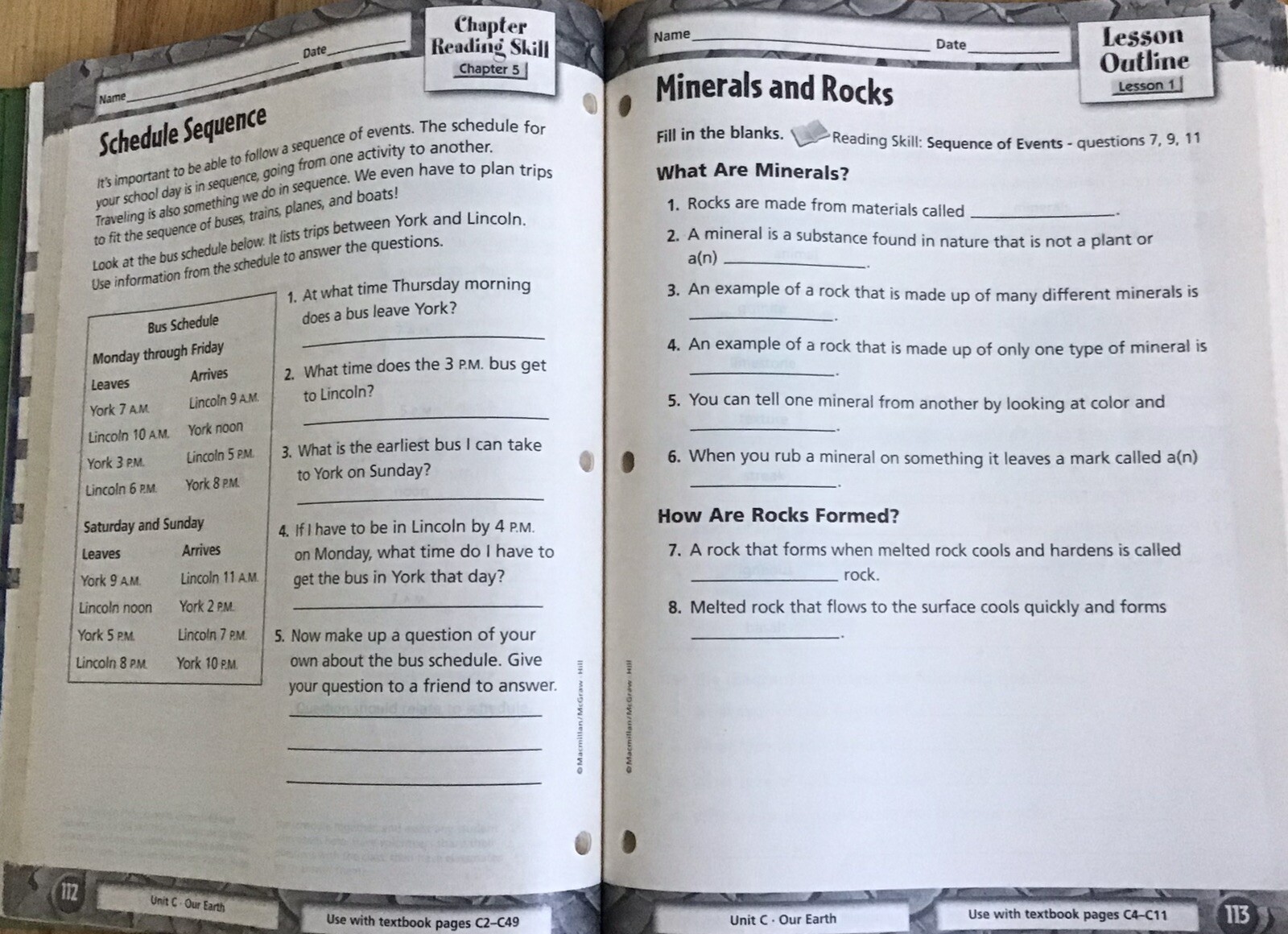 3rd Grade 3 Science Teachers Editions Test Workbook McGraw Homeschool Bundle Set