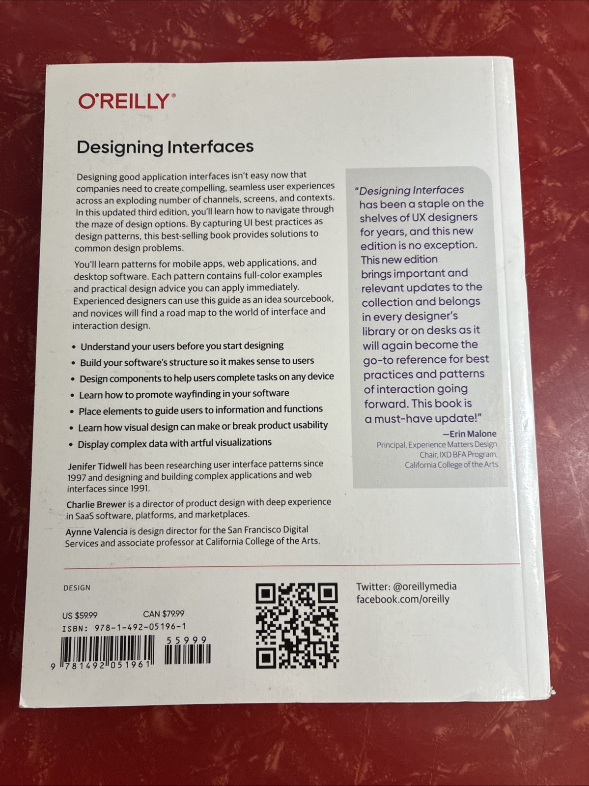 Designing Interfaces: Patterns for Effective Interaction Design 3rd Ed 2020 PB