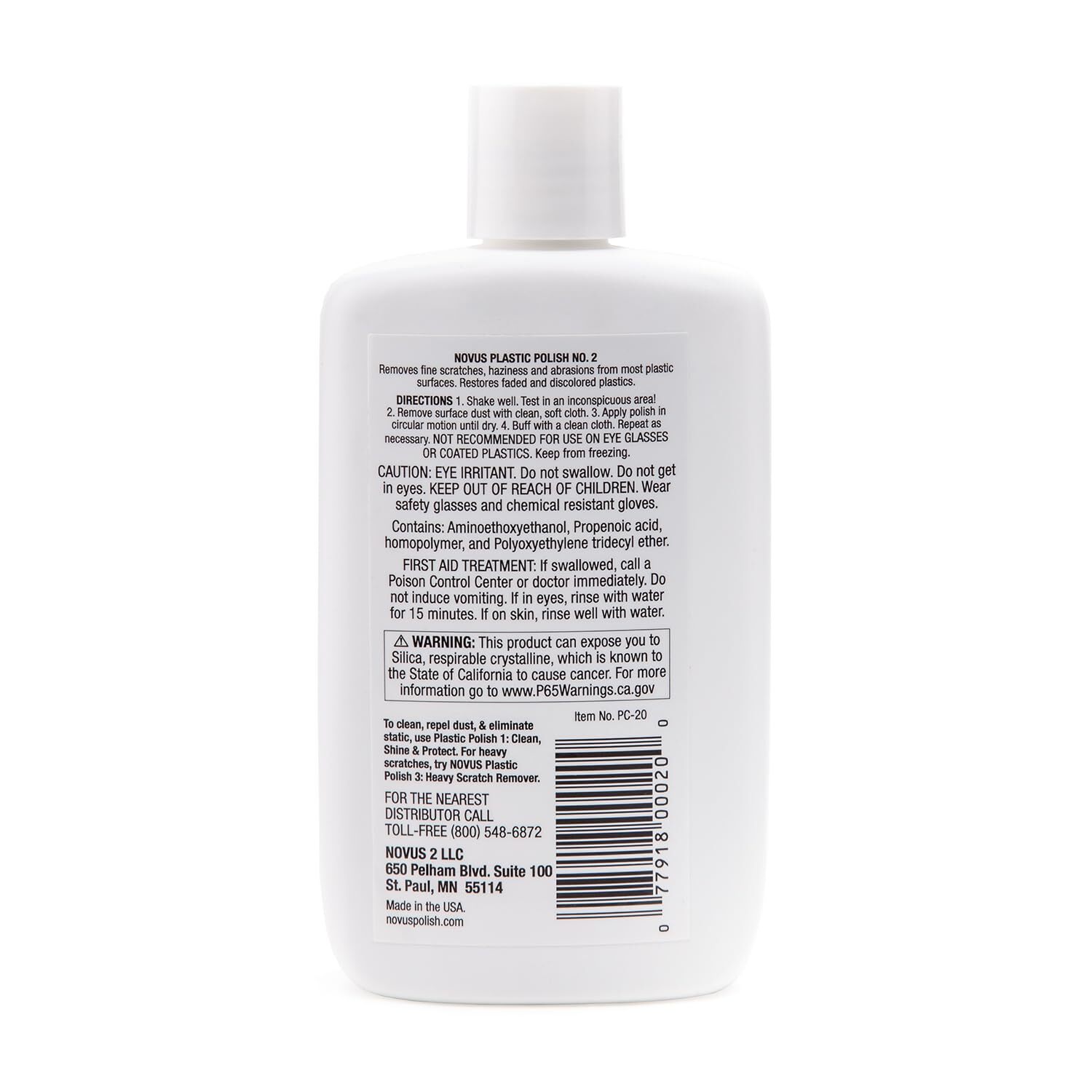 7030 Fine Scratch Remover #2 8oz Bottle Smooth Paint Finish Car Polish