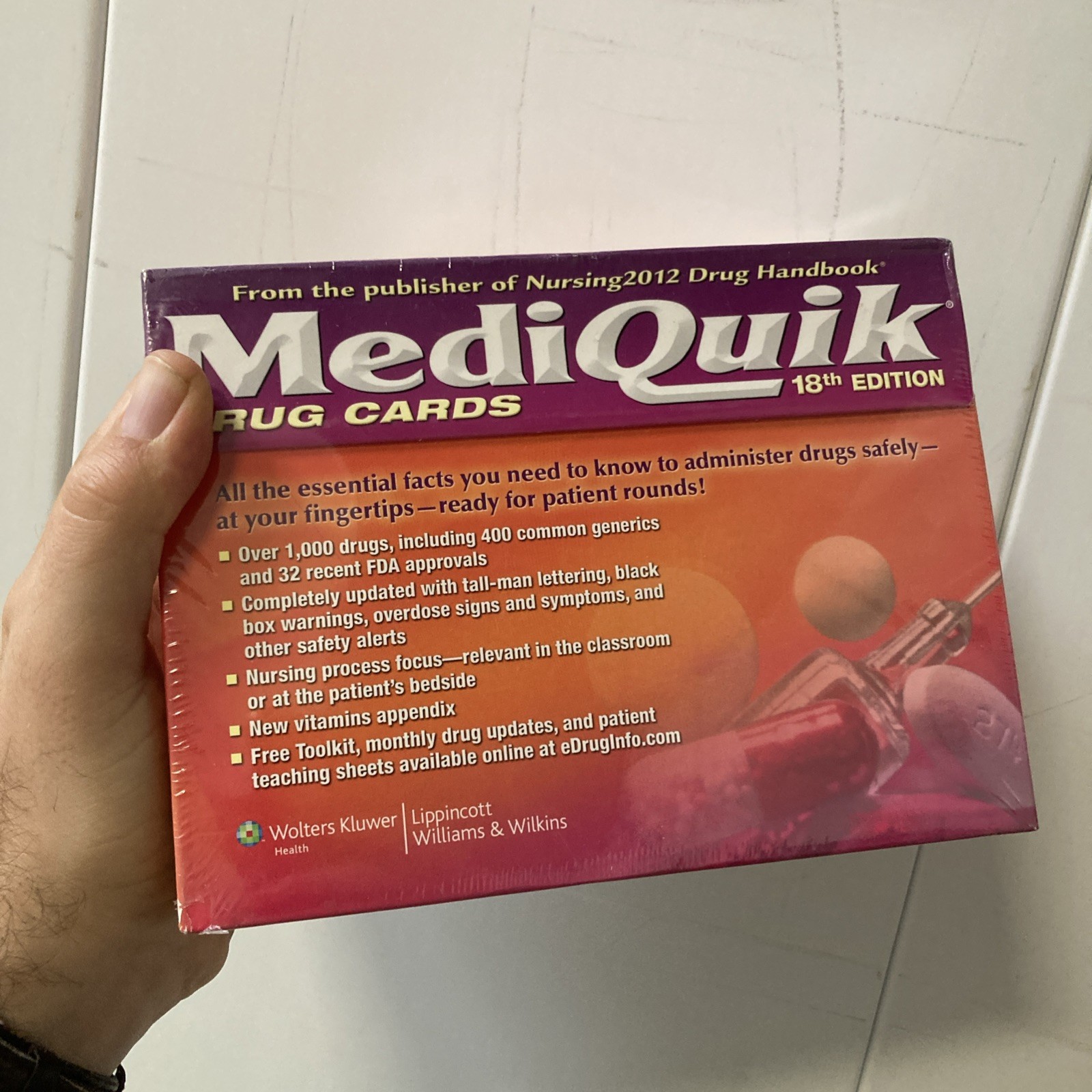 MediQuik Drug Cards (Flash Cards 18th Edition) Nursing / Medicine