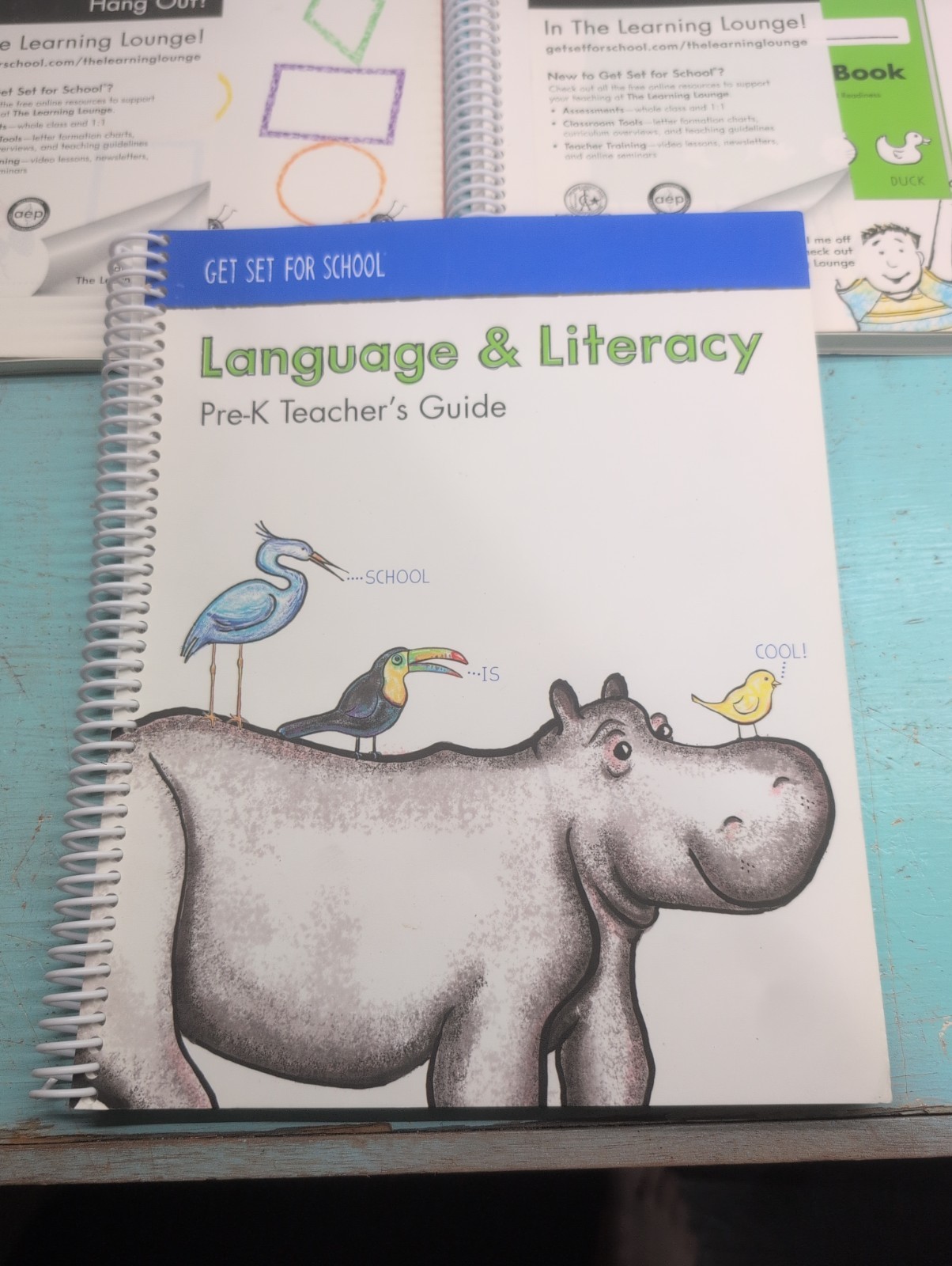 Get Set For School Pre K Teacher Guides Readiness Writing Language Literacy Math
