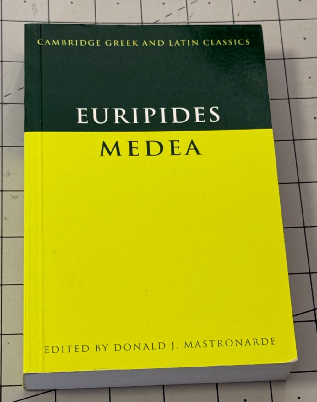 Euripides Medea Cambridge Greek and Latin Classics VG!
