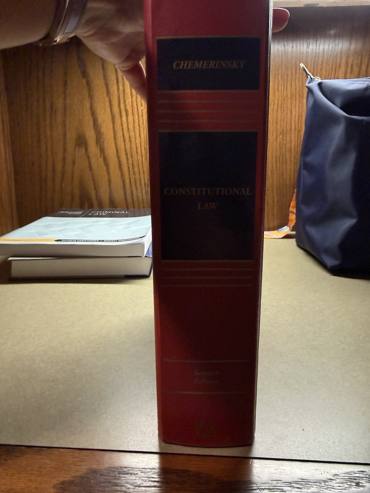 Aspen Publishing Hardcover Constitutional Law Textbook Chemerinsky 7th Ed 2000