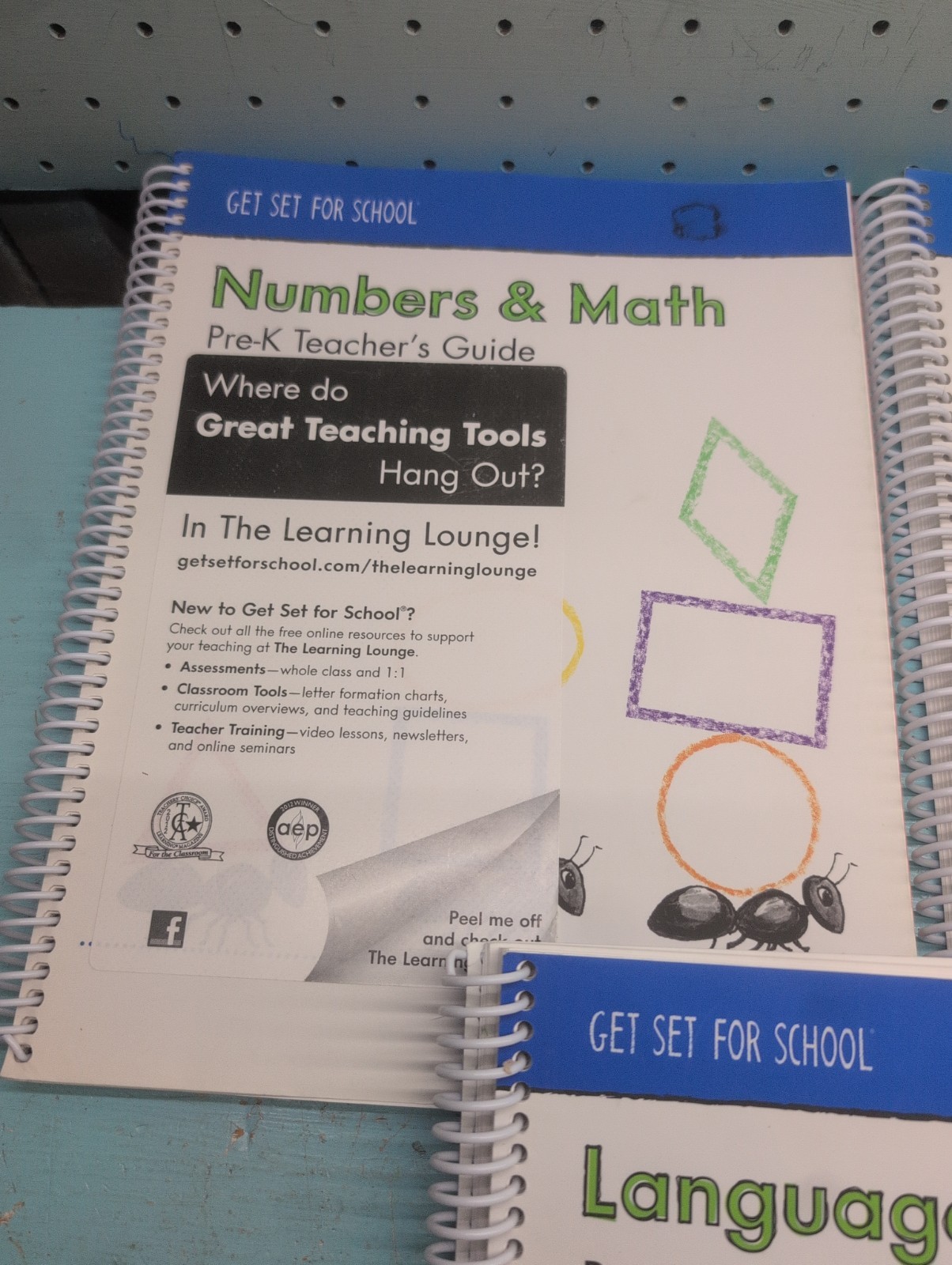Get Set For School Pre K Teacher Guides Readiness Writing Language Literacy Math