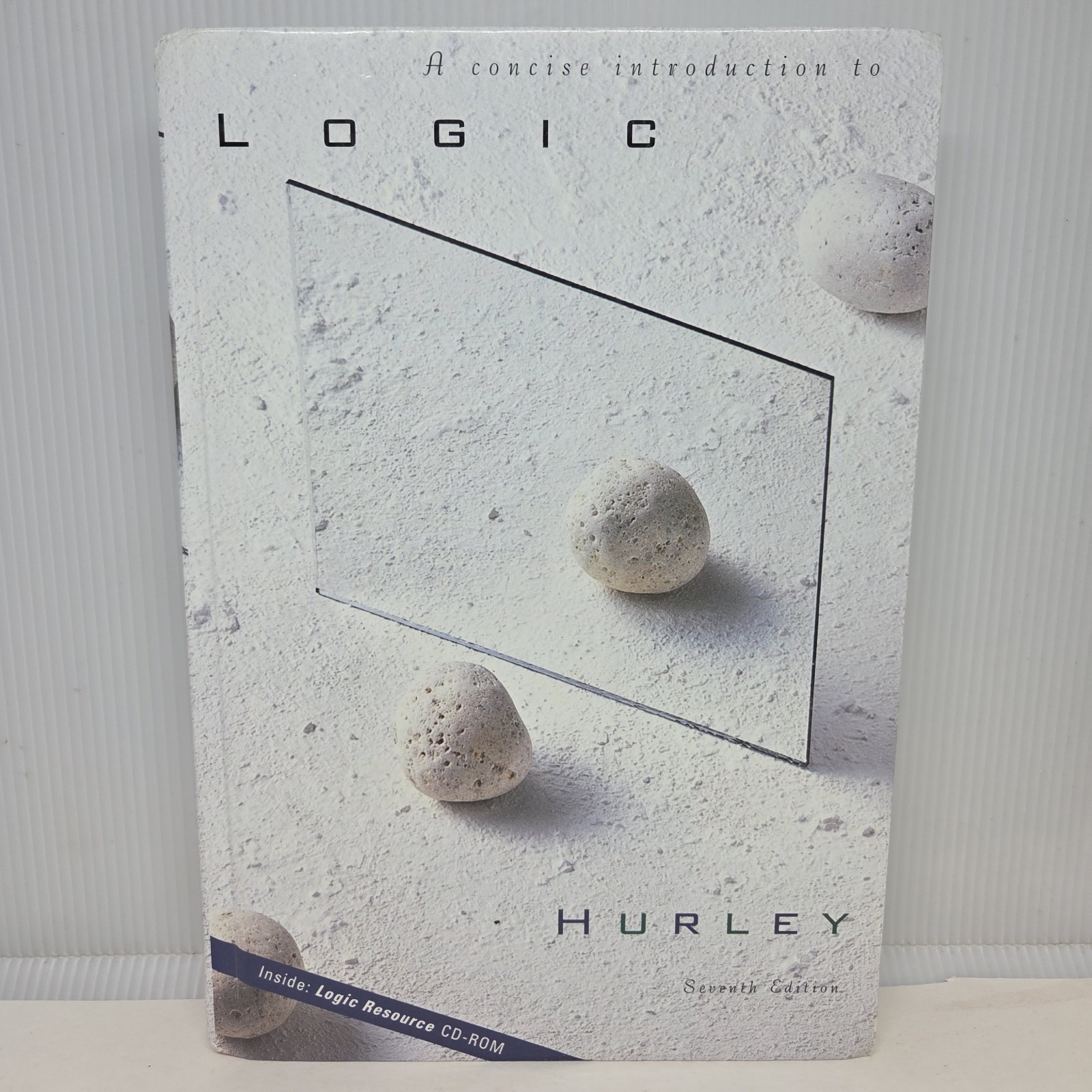 Logic by Patrick Hurley Seventh Edition 1999 Unopened CD Hardcover Wadsworth Pub