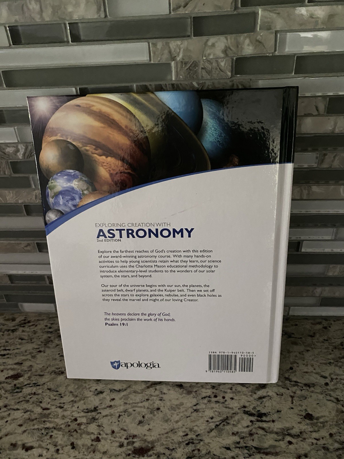 Apologia Astronomy textbook second edition science Fulbright homeschool